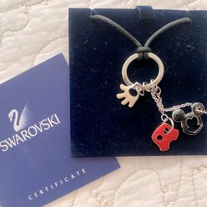Swarovski Mickey choker necklace